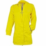 Schnitt: normal Blue-Wave Jette Damen Regenmantel Große Größen, Gelb, 56