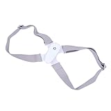 COOLHIYA Smart Humpback Correction Belt with Intelligent Vibration Reminder Comfortable Posture Trainer for Adults and Boy Girl Durable Elastic and Material Back Support Tool