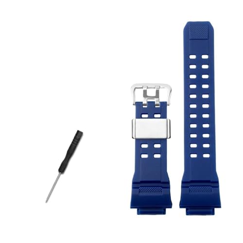 [X] VR[SvXgbv 16 ~[gʃWCgԃIW΃x[WvohJVItBbg Fit For G-SHOCK 3410 GW-9400 GW9300(B Dark blue-S)