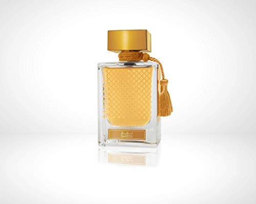 Qasamat Bareeq Unisex Edp - Eau De Parfum 65Ml(2.1 Oz) | Oriental Alchemy | Intoxicating Heart W/Damask Rose & Geranium On A Oriental Bed Of Precious Woods | Enigmatic Mystique Of Citrusy Notes Like Lemon W/ Floral Notes Of Iris & Rose | By Rasasi #TOP5