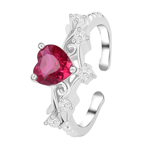 Image of ROOVI Pure 925 Sterling Silver AD Ring I Indian Ring Size-14 I Gifts for Girlfriend I Gifts for Women & Girls| With Certificate of Authenticity and 925 Stamp