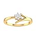 PC Jeweller Women's The Bernhard 22k (916) Metal Yellow-Gold Ring