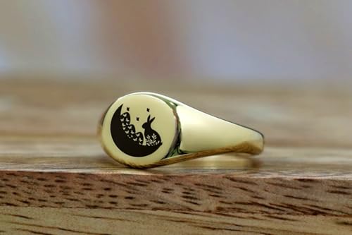 Bague lapin argent hypoallergénique contre les irritations de peau