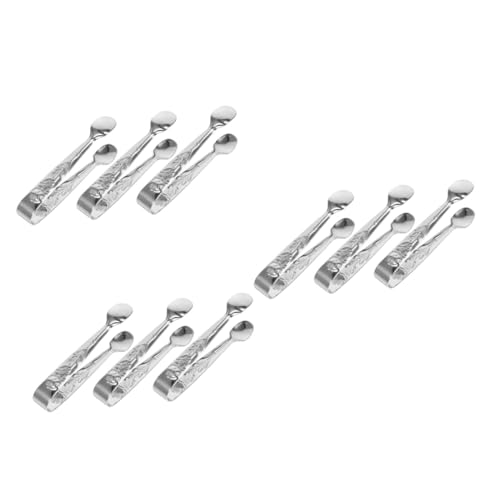MAGICLULU 9pcs Professional Stainless Steel Tongs Multi-Purpose Serving Clips for