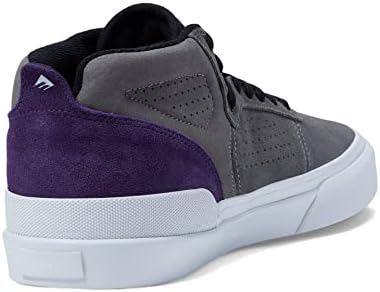 Emerica Men's Pillar Skate Shoe, Grey/Purple, 8 | Image 4