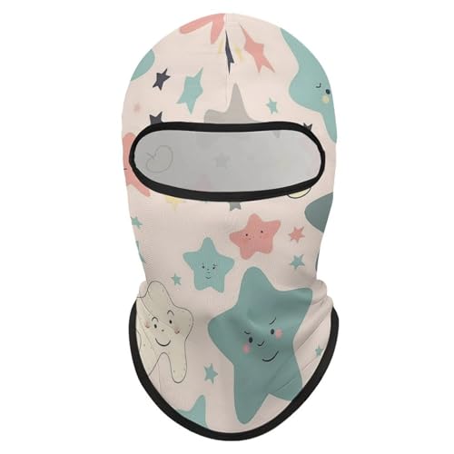 Balaclava con estrellas para hombre y mujer, máscara facial para protección solar, transpirable, cubre toda la cabeza, ideal para senderismo, ciclismo, carrera y conducción miniatura 7