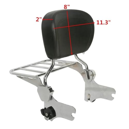 Sissy bar Harley Road King avec rack de transport pour modèle FLHT FLHX - 5