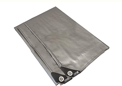 HD Extra Thick (14 Mil) 3-Layer Silver Tarp (8'X12')