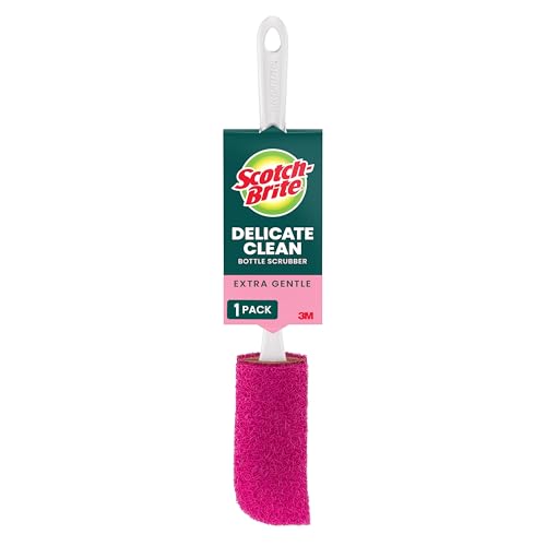 Scotch-Brite Water Bottle Scrubber Safe On Glass Plastic and Stainless Steel