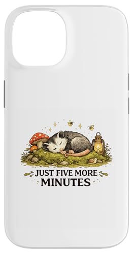 Just Five More Minutesm Possum Goblincore Opossum Nature �X�}�z�P�[�X iPhone 14 �p