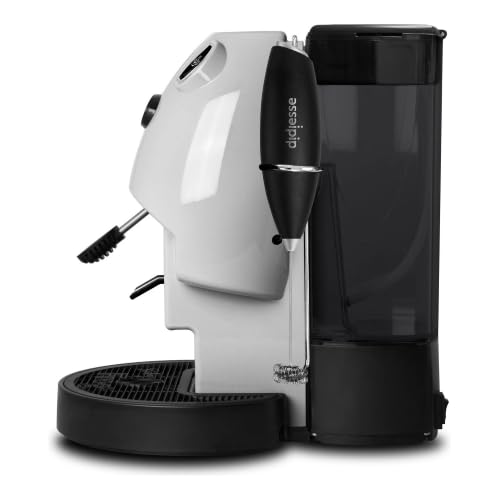 Generico Macchina a cialde Coffee & Tea color Bianca con frullino e supporto integrato ed erogatore per infusi.