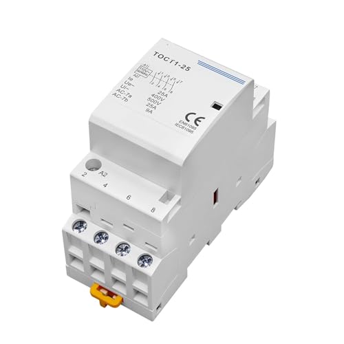 Contacteur modulaire CA 25A TOCT1 rail DIN 220V pour tableau - 2