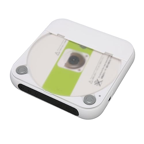 Portable CD Player with BT, Rechargeable Portable CD Player, Compact CD Player with Headphones LCD Display Support USB AUX Input for Home Travel Car for Adults Students
