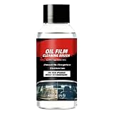 Oil Film Remover for Car Window, 60ml Anti-Fog Scratch Removal, Window Oil Film Remover, Liquid Cleaning Material with Easy Application, Car Care Accessories for Cleaning Shower Interior Rain