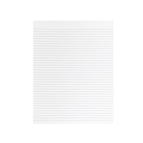 Hilroy Letter Pads, 8-3/8" x 10-7/8", Narrow Ruled, 192 Pages/96 Sheets Per Pad, 5-Pack, White (51240) image 6