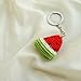 Handmade Crochet Cute Fruit Watermelon Keychain Key Ring Purse Pendant Backpack Charms