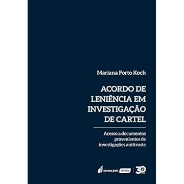 Capa do livro Acordo De Leniência Em Investigação De Cartel - 2019