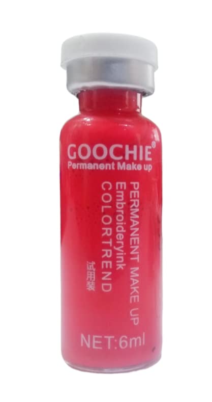 Goochie 6ML Pigment Sample Organic Microblading Tattoo Ink Pigment Permanent Makeup (Rosy Pink,335) 6ml,bottle