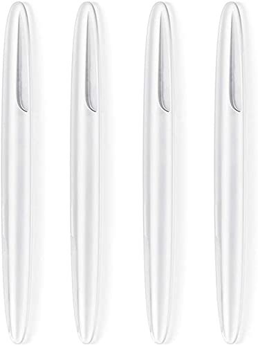 Top-Tech Multifunction Car Door Protector Strips - Built-in Damping Airbag Universal Door Sill Protector - Waterproof And Anti-collision Car Sticker - For Rearview Mirror (White)