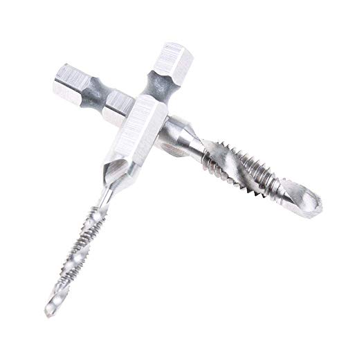Autotoolhome Combination Drill And Tap Bit 6-32Nc 8-32Nc 10-32Nc 10-24Nc 12-24Nc 1/4-20Nc Set Of 6 #TOP2