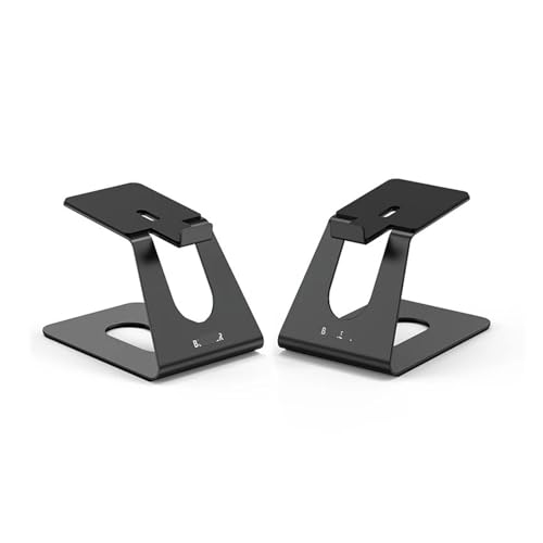 Support audio haut-parleur de bureau métal blanc enceinte K4 - 5