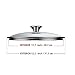 Cook N Home Tempered Glass Lid, 12