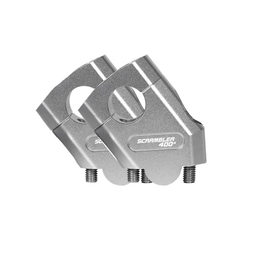 Rehausseurs de guidon Scrambler 400x 2024 pinces renforcées 22mm 28mm