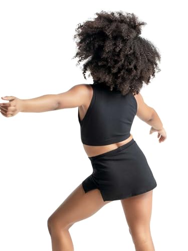 Capezio Team Basics Mock Neck Top-Girls2