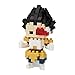 nanoblock - Vegeta [Dragon Ball Z], Character Collection Series Building Kit , White,130 pieces