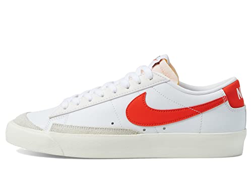 Image of Nike Mens Blazer Low '77 VNTG White /Team Orange-White-SAIL Sneaker - 11 UK (12 US) (DA6364-104)
