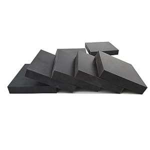 Vdcvadkye Neopren Gummiplatte Schwarz 50x50x10mm