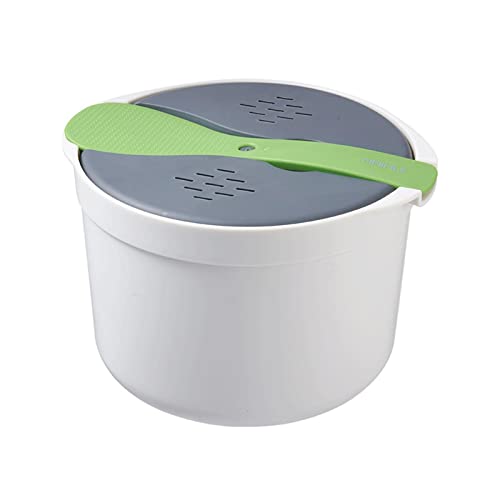 Microwave Rice Cooker, 2L Microwave Rice Steamer Pasta Cooker with Strainer,...