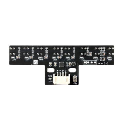 Módulo rastreador de líneas de 8 canales I2C para proyectos de robótica escolar