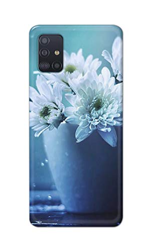 Image of PRINTFIDAA Flowers in The Glass On The Table Printed Designer Hard Back Case Cover for Samsung Galaxy A51, SM-A515F / DSN, SM-A515F / DS -(SS) MVN1002
