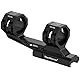 WestHunter Optics Precision Cantilever Picatinny Scope Mount, 34mm Tube Offset Dual Ring Lightweight One-Piece Riflescope Mount - 20MOA, Black