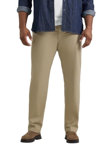Zapatos Caballero, Compra de libro digital Lee Uniforms Pantalones de Hombre Grandes y Altos de Alto Rendimiento Serie Extreme Comfort Khaki, Pebble, 56W X 30L