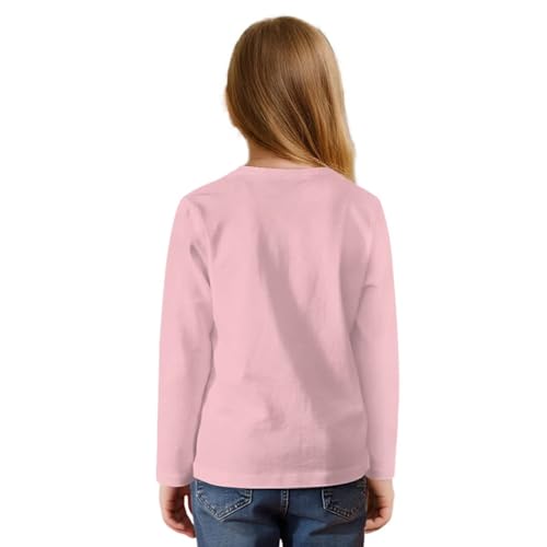 ZFRXIGN Girls Long Sleeve Shirts 5-12 Years Tie Front Shirt Cute Fall Tops for Party, School, Home, Athletic Wear4