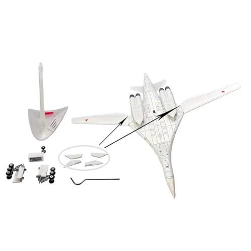 Modèle réduit Tu-160 miniature 1/200 pour décorer un bureau - 6