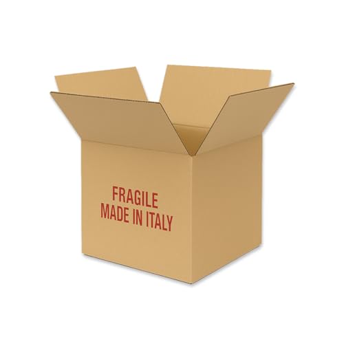 scatole cartone doppia onda 40x40x45 cm (10 pezzi) | super resistenti per trasloco, spedizione e stoccaggio | qualità italiana