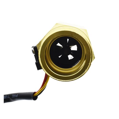 Medidor de flujo industrial DN25 en latón con interruptor sensor de agua 4