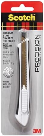 3M Scotch Titanium Snap-Off Utility Knife, Small