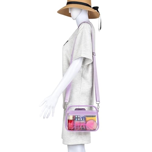 Image of Oraben Clear Bag for Stadium Events Clear Purse Stadium Bag Satchel Handbags for Sports Events Concerts Festivals | Stadium Approved