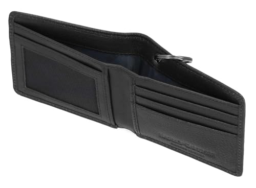 Harley-Davidson Men's Embossed Eagle Billfold Chain RFID Wallet, Black3