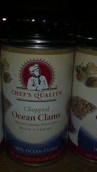 Chef's Quality: Chopped Ocean Clams 12/51 Oz. Case