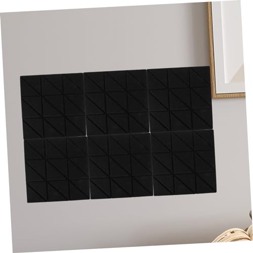 Panel acústico insonorizante autoadhesivo 4 piezas, absorber sonido, alta densidad para estudio en casa, oficina, resistente al fuego miniatura 4