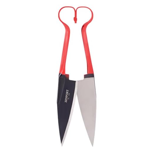 Zenport ZL122 Heavy Duty Onion/Sheep Shear, 6.5-Inch Carbon Steel Blade, 13-Inch Long