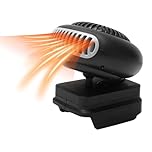 Battery Powered Heater, Battery Operated Heaters, Wireless Rechargeable Heater, Portable Car Heaters, 2 Heating Levels (30-50℃/50-80℃), Car Window Defogger, for Cars Camping Tent Outdoor (no battery)
