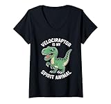 Photo Gallery donna velociraptor è il mio spirito amante dei dinosauri animali maglietta con collo a v Photo Gallery donna velociraptor è il mio spirito amante dei dinosauri animali maglietta con collo a v