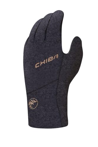 Guantes de invierno para bicicleta Chiba All Natural 2025 negros