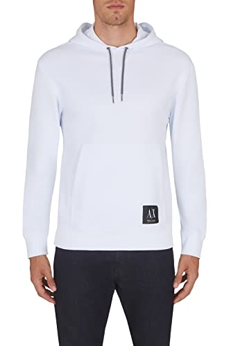 Armani Exchange Men's Cotton French Terry Basic Hooded Sweatshirt - Main Image